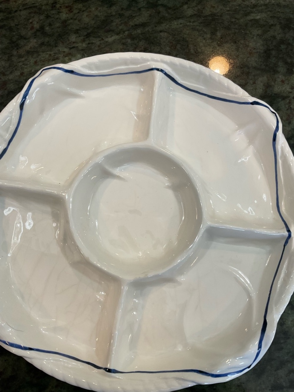 Vintage 1985 Le Bistro by Shafford Chip & Dip - Picture 2 of 9